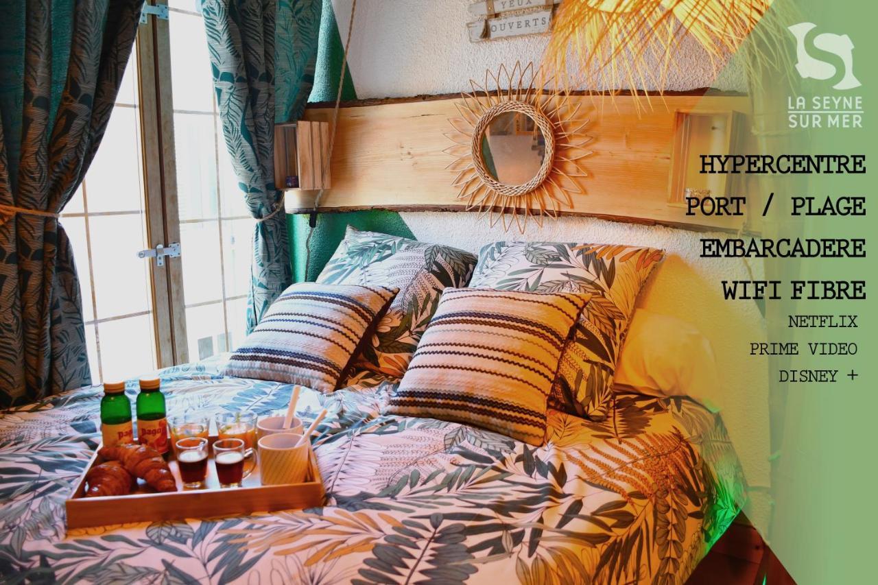 La Cahute H24,Cosy,Port,Plage,Wifi,Netflix La Seyne-sur-Mer Esterno foto